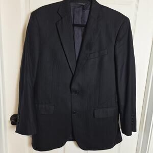 Ralph Lauren Blazer Mens 48R Black Loro Piana Camelhair Sport Coat Jacket